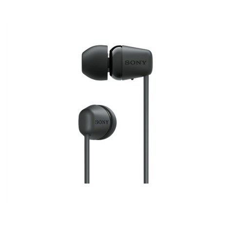 Sony WI-C100 Wireless In-Ear Headphones, Black Sony | WI-C100 | Wireless In-Ear Headphones | Wireless | In-ear | Microphone | No - 2